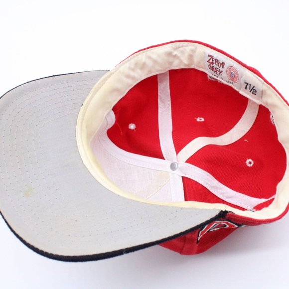 Vintage Nebraska Cornhuskers Zephyr Grafx Fitted Hat 7 1/2 Big Logo Embroidered - Picture 7 of 9